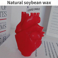 Soy Wax Human Heart Candle Body Organ Aromatherapy Candle