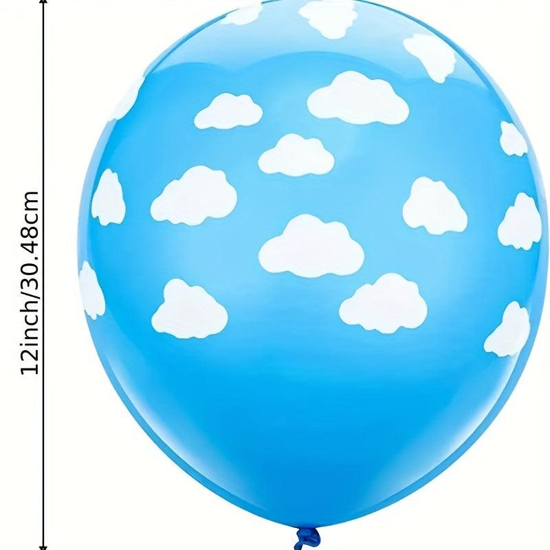10pcs Cloud Balloons Birthday Party Decorations Supplies