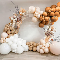 129pcs Double Fill Balloon Garland Set for Weddings Birthdays Baby Showers