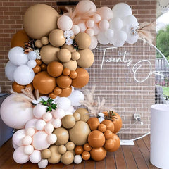 129pcs Double Fill Balloon Garland Set for Weddings Birthdays Baby Showers