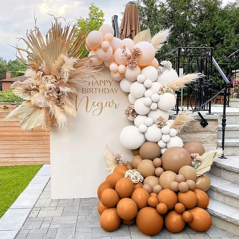 129pcs Double Fill Balloon Garland Set for Weddings Birthdays Baby Showers