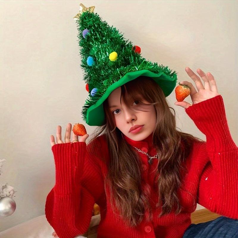 Christmas Tree Hat Christmas Decorations Hat for Christmas Party
