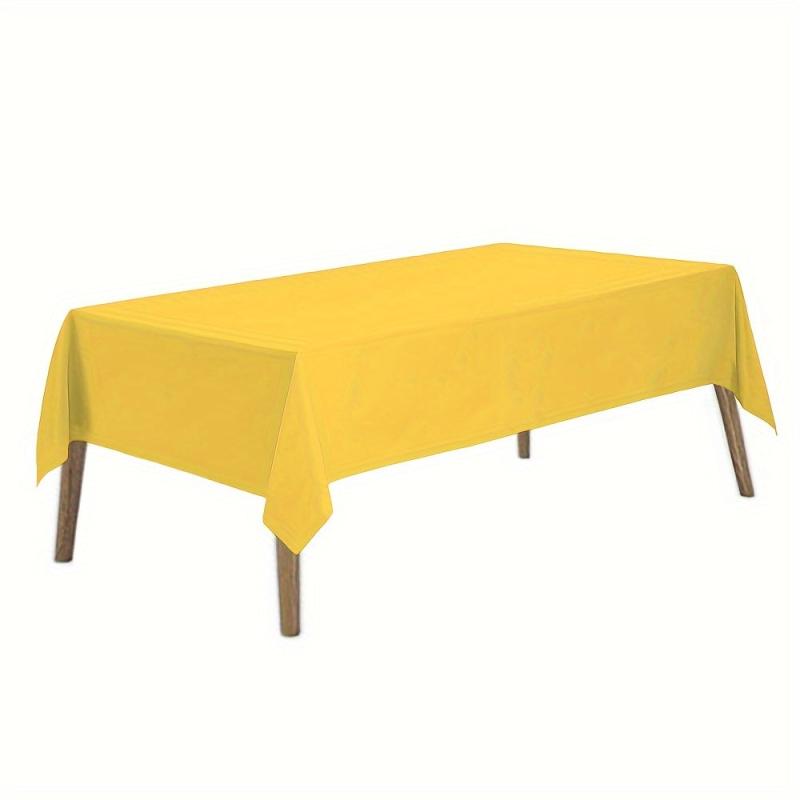 2pcs Disposable Plastic Tablecloth For Parties Wedding Banquet