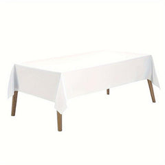 2pcs Disposable Plastic Tablecloth For Parties Wedding Banquet