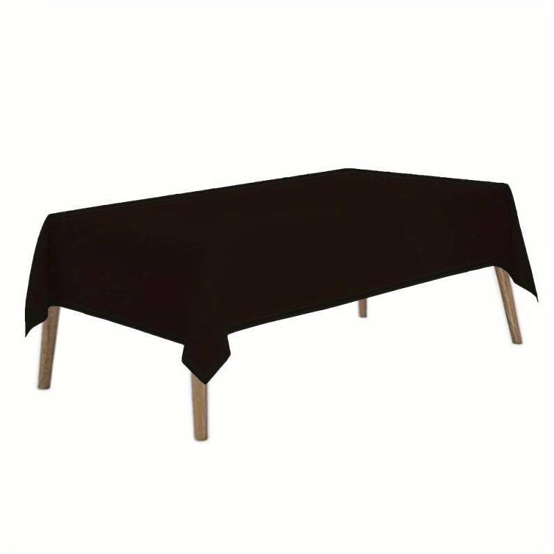 2pcs Disposable Plastic Tablecloth For Parties Wedding Banquet
