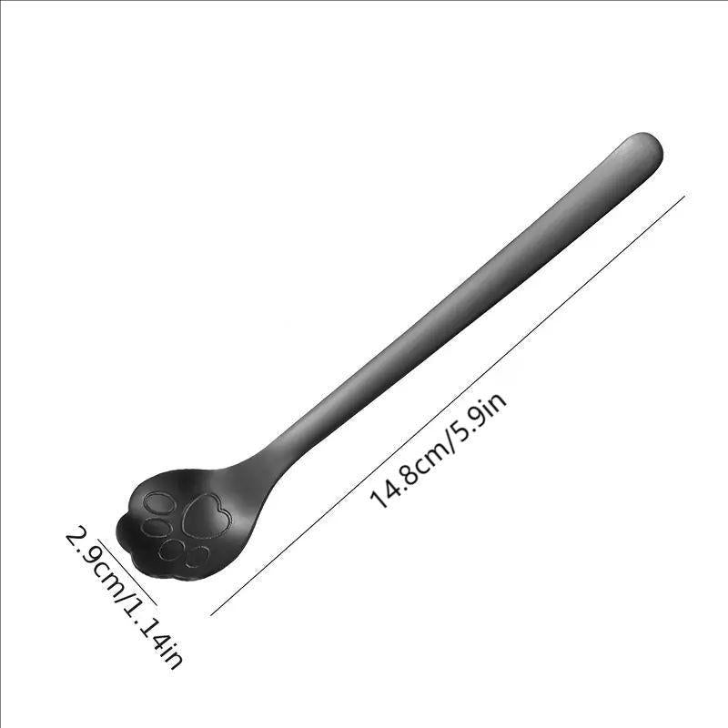 Cat Paw Spoon 304 Stainless Steel Teaspoon For Coffee Tea