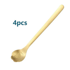 Cat Paw Spoon 304 Stainless Steel Teaspoon For Coffee Tea