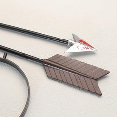 Halloween Arrow through the Head Headband Funny Spoof Props Decoration Toy
