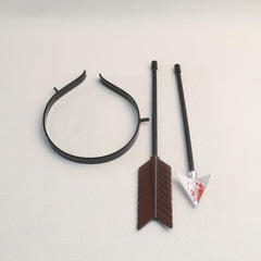 Halloween Arrow through the Head Headband Funny Spoof Props Decoration Toy