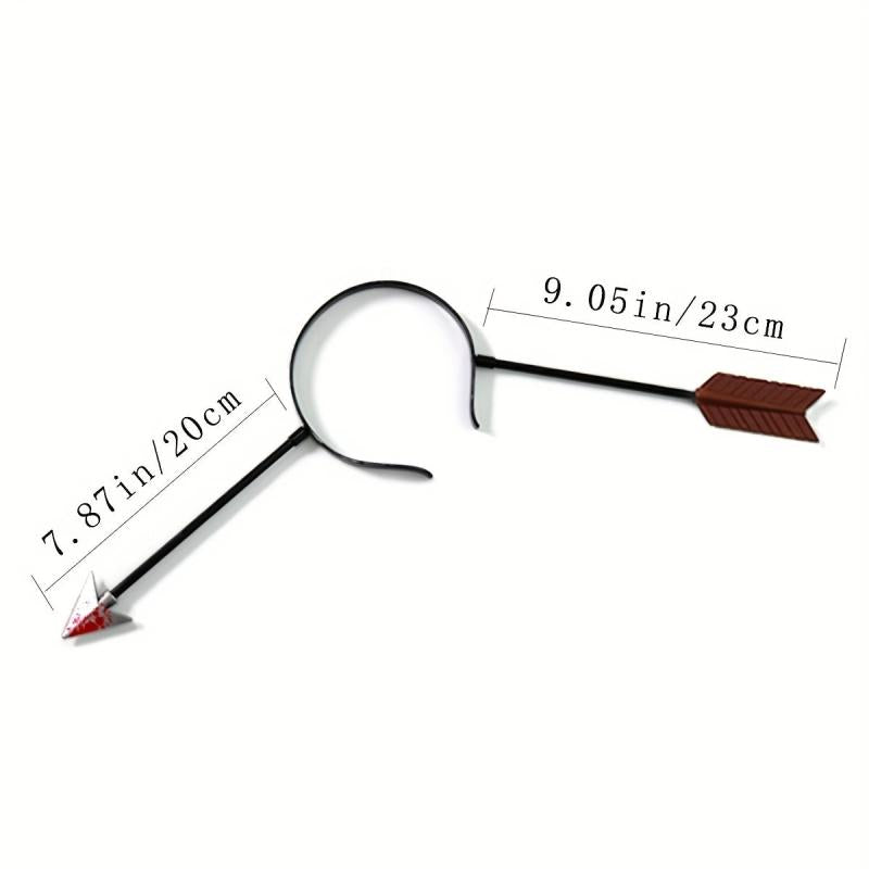 Halloween Arrow through the Head Headband Funny Spoof Props Decoration Toy