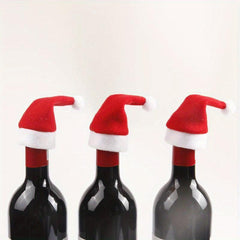 2pcs Mini Christmas Hat Decoration