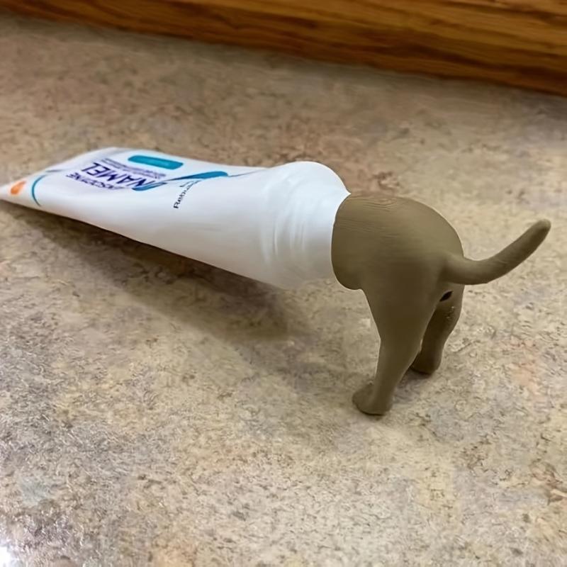 Christmas Thanksgiving Funny Dog Butt Toothpaste Top Cover