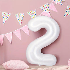 10pcs 101 6 Cm Giant Number Balloons 0-9 Helium Foil Mylar Balloon