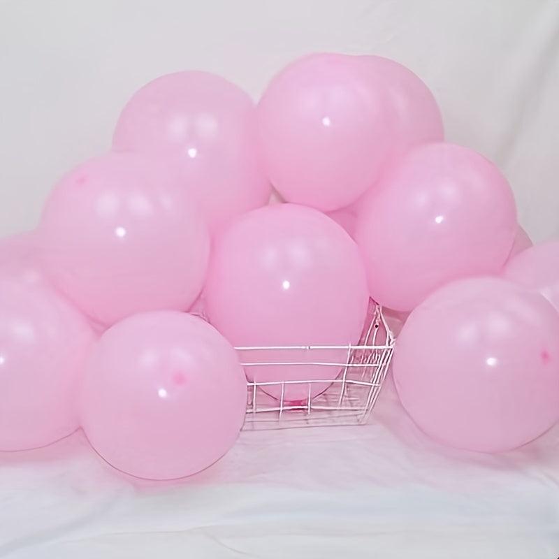 25 4 Cm Matte Latex Transparent Balloon Wedding Birthday Party Set