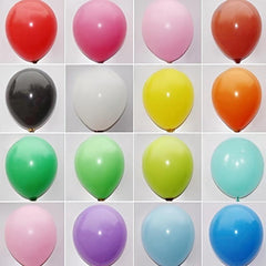 25 4 Cm Matte Latex Transparent Balloon Wedding Birthday Party Set