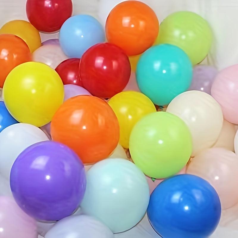 25 4 Cm Matte Latex Transparent Balloon Wedding Birthday Party Set