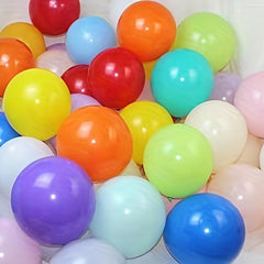 25 4 Cm Matte Latex Transparent Balloon Wedding Birthday Party Set