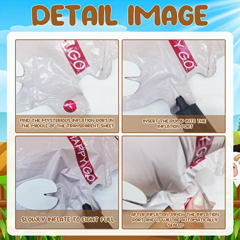7pcs Farm Walking Animals Foil Balloons for Farm Theme Party