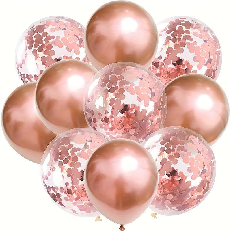 10pcs 30 48 Cm Silvery Confetti Latex Balloons Graduation Christmas