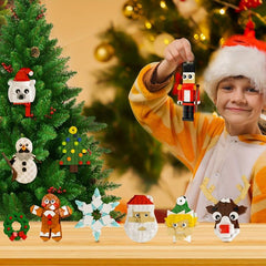 Building Block Toy Christmas Ornaments for Kids