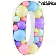 Giant Number Balloon Filling Box Birthday Party Decoration