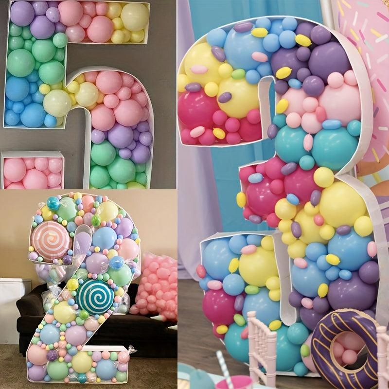 Giant Number Balloon Filling Box Birthday Party Decoration