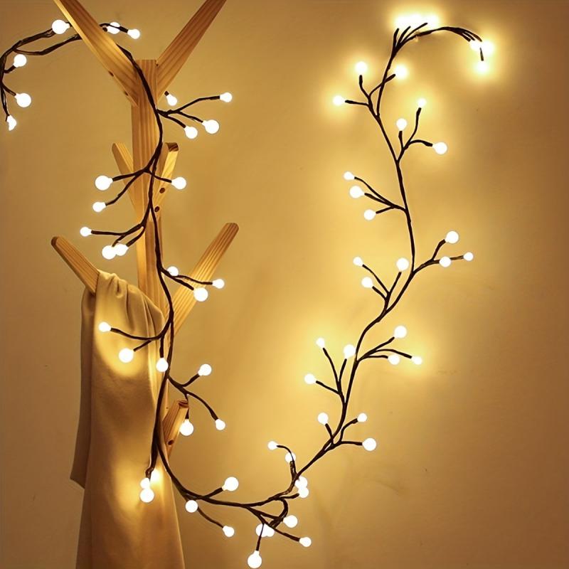 USB Powered 1.8M Christmas Pendant Decoration with 48LED Lights
