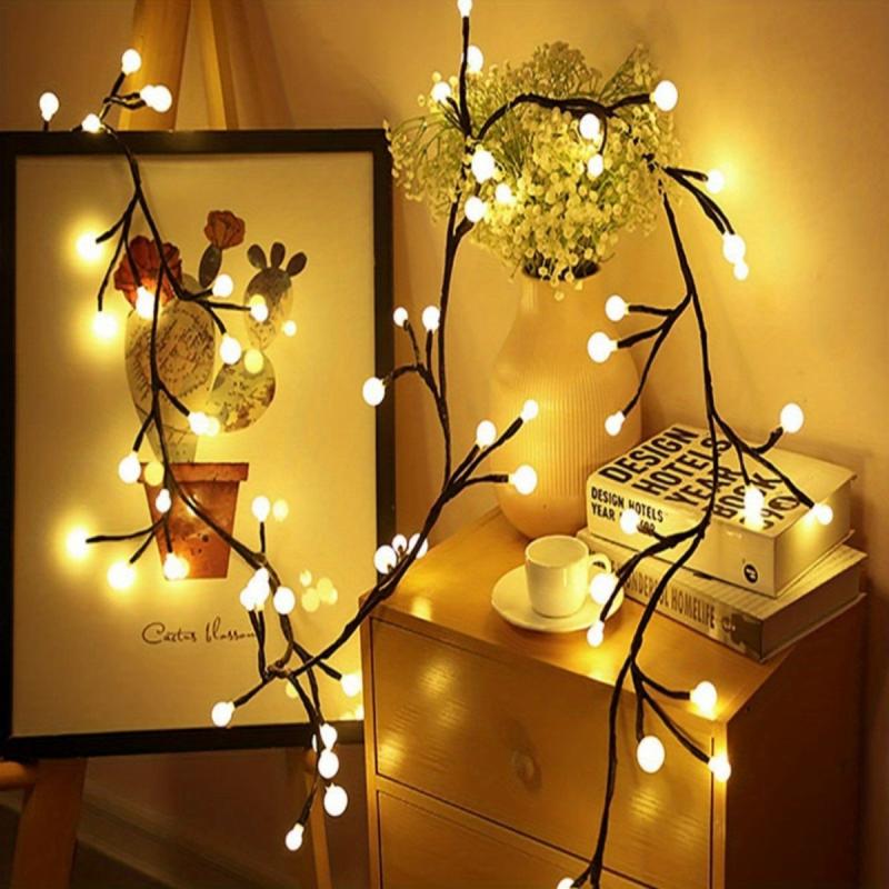 USB Powered 1.8M Christmas Pendant Decoration with 48LED Lights