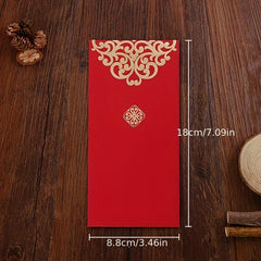 10pcs Double Happy Bronzing Red Envelopes for Wedding