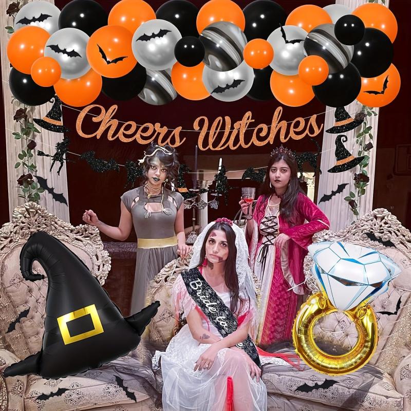 73pcs Halloween Bachelorette Party Decorations Balloon Arch Garland Kit