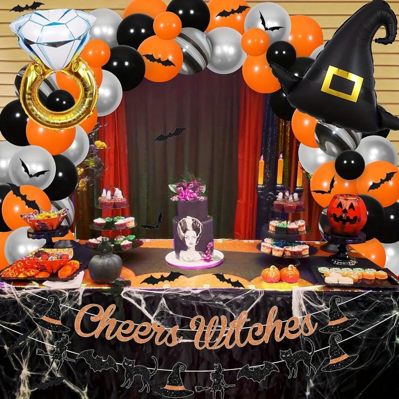 73pcs Halloween Bachelorette Party Decorations Balloon Arch Garland Kit