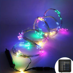 280LEDs Solar String Lights 8 Modes Waterproof Solar Vine Lights
