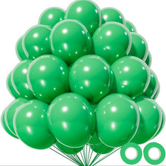110pcs Green Latex Party Balloons for Wedding & Birthday Decorations