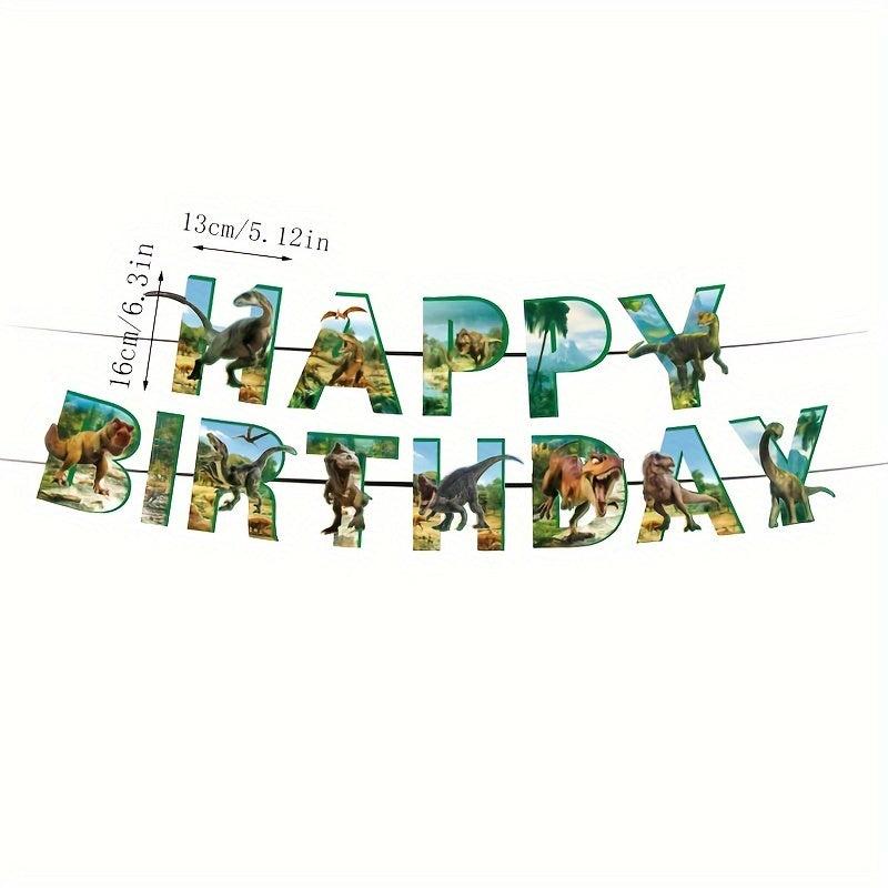 Dinosaur Birthday Party Decor Set