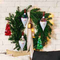 LED Christmas Gnomes Ornaments Plush Xmas Decor