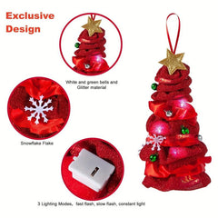 LED Christmas Gnomes Ornaments Plush Xmas Decor