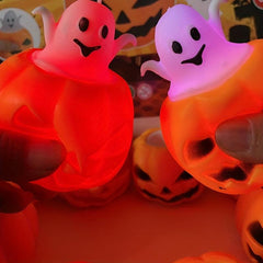 2pcs Halloween Pumpkin Squeezing Ghost Toy Decompression Gift