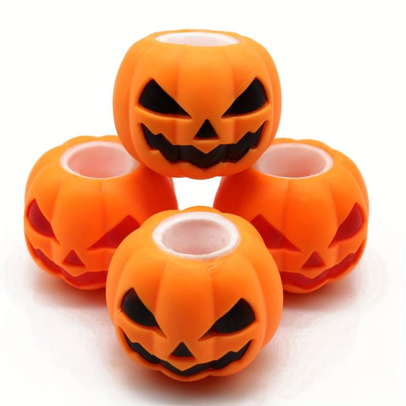 2pcs Halloween Pumpkin Squeezing Ghost Toy Decompression Gift