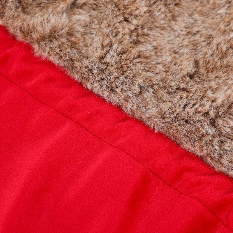 Christmas High Reusable Decoration Bag Large Capacity Velvet Plush