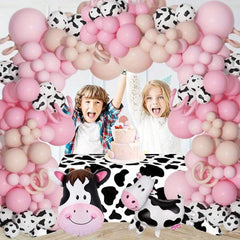 Farm Theme Cow Party Balloons Set