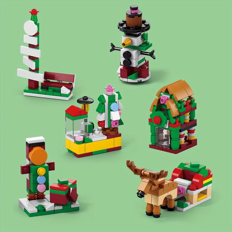 Christmas Tree Building Blocks Model Toy Gift