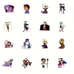50pcs Anime Character Cartoon Graffiti Stickers for Car Luggage Water Cup
