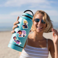 50pcs Anime Character Cartoon Graffiti Stickers for Car Luggage Water Cup