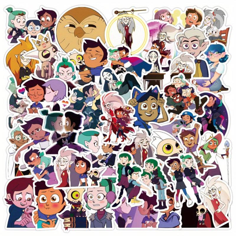 50pcs Anime Character Cartoon Graffiti Stickers for Car Luggage Water Cup