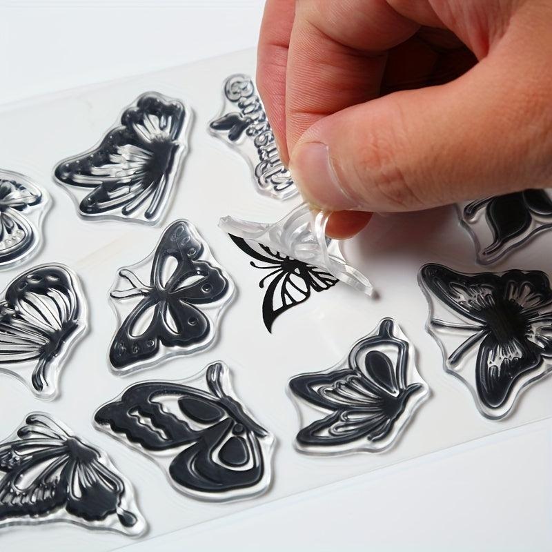 Cartoon Transparent Stamps for Students Card Making Decoration DIY Scrapbooking