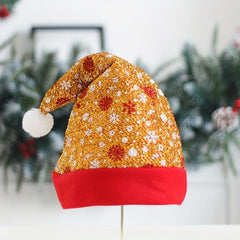 Snowflake Sequins Santa Claus Hat Halloween Cosplay Props