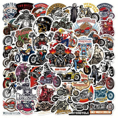 50pcs Motorcycle Skateboard Laptop Waterproof Stickers
