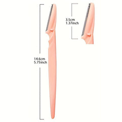 3pcs Stainless Steel Eyebrow Trimmer Set