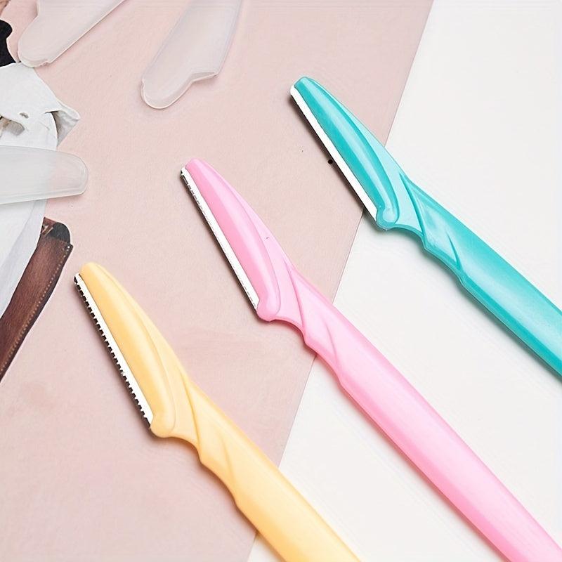 3pcs Stainless Steel Eyebrow Trimmer Set