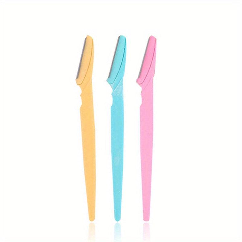 3pcs Stainless Steel Eyebrow Trimmer Set